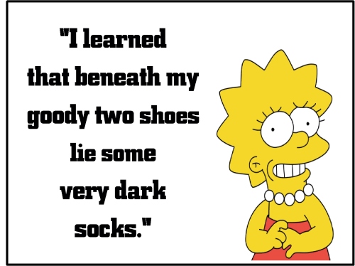 lisa simpson goody two shoes