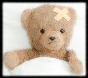 This cute little bear has the right idea. Just stick a band-aid on and call it a day.